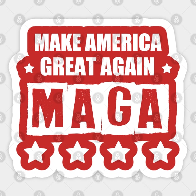 MAGA Sticker by Proway Design